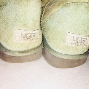 Mint blue uggs